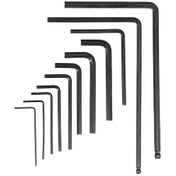 Resim 11 Adet Gitar Anahtarı Gitar İç Altıgen Anahtar Seti 4&5 Mm Uzatılmış Küre Uçlu Altıgen Anahtar Anahtarı Alan Anahtarları 