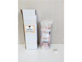 Resim 2kg Kuru Kimyevi Toz Yangın Söndürme Tüpü Tüvtürk Onaylı 05,2025 Üretim 05.029 Ruhsata Uygun 