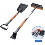 Resim Samdoo 5'li Araç Buz Kazıyıcı - Katlanabilir, Uzayabilir 20cm Buz Temizleme Aleti 