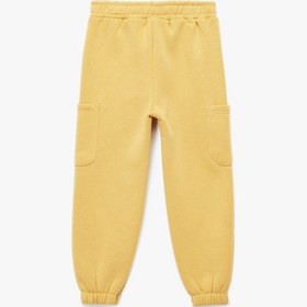 Resim Koton Şardonlu Beli Lastikli Basic Jogger Eşofman Altı Hardal 6wmb40080tk 