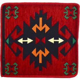 Resim HitDukkan Dekoratif Otantik Çift Taraflı Fermuarlı Kilim Şark Köşesi Minder Kılıfı (40cmx41cm) 