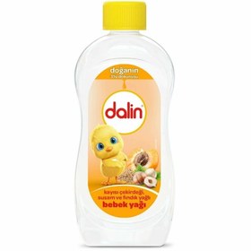 Resim Dalin Kayısı Çekirdeği Susam ve Fındık Yağlı Bebek Yağı 300 ml 