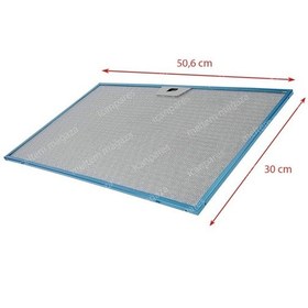 Resim Universal Davlumbaz 50,6X30 Cm Arka Ara 11,2Cm Aspiratör Filtresi - 463323318 