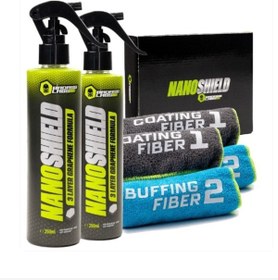 Resim BadassLabs 2'li Paket Nanoshield™ Grafen Bazlı Nano Seramik Kaplama Sprey 250ml +Mikrofiber Havlular 