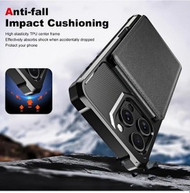 Resim Fochsia İphone Uyumlu 15 Pro Max Cüzdan Kılıf Banka Kartı Id Slotlu Yumuşak Deri Kılıf 