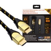 Resim Gplus 8K60 3 Metre HDMI 2.1 48 Gbps 8k Ultra Hd Premium Sertifikalı 8k 60Hz 4320P 4K 120Hz 2160P 26 Awg D-Hdr Hdcp 2.3 Earc Destekli 48 Gbps Ultra Yüksek Çözünürlüklü HDMI 2.1 Görüntü Kablosu 8K6030 