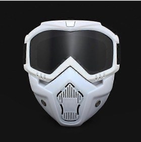 Resim Maske Gözlük Motosiklet Kaskı Arazi Sporları Sürüş Açık Hava Taktik Gözlük Rüzgar Ve Kum Önleyici Ekipman2 