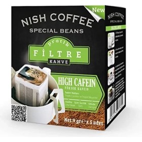 Resim Mena Rise Nish Pratik Filtre Kahve Yüksek Kafein (5 Ad.) 