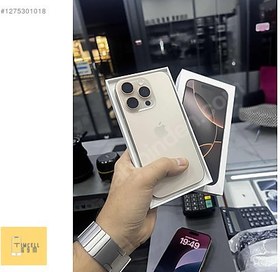 Resim Apple iPhone 16 Pro Max İkinci El YD | 256 GB | Çöl Titanyum 