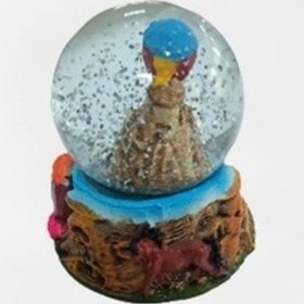 Resim Polyester Kapadokya Kar Küresi Orta Boy 