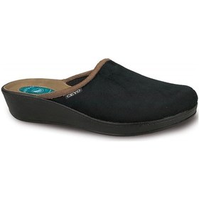 Resim Ceyo 9932 Topuk Dikeni (Plantar Fasiitis) Kadın Terlik Siyah 