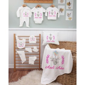 Resim Bebeqon Isme Özel 11'li Organik Hastane Çıkışı 