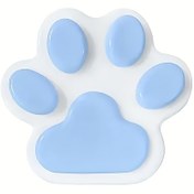 Resim Dev Boyutlu Taba Squishy, Büyük Kedi Patisi - Mavi Kedi Pençesi Şeklinde Yavaş Geri Dönüşlü Yumuşak Dev Peluş Oyuncak, Masaüstü Oyunu İçin 