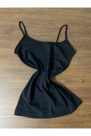 Resim ParisTrend Çeyizlik Kadın Siyah Beyaz 10'lu Ip Askılı Likralı Penye 