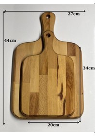 Resim Ahşap Kesme Tahtası Seti, Doğrama Tahtası, Kayın Ağacı, Doğal Ahşap, Ahşap 