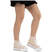 Resim Benetton Bn 30939 3114 Bej Kadın Spor Ayakkabı 001 