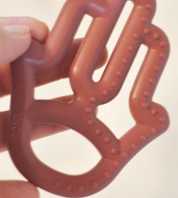 Resim Minik-O Oioi Diş Kaşıyıcı Annenin Eli - Kırmızı - Kırmızı / Standart 