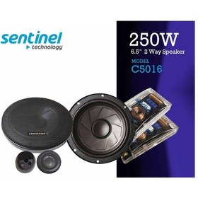 Resim Sentinel 250watt 6.5 16cm Hoparlor Takımı Tweetterli 2 Yollu Ye 
