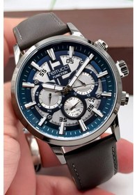 Resim Ferrucci Function Füme Deri Kordon Erkek Kol Saati 3atm Bileklik Sdfer140 Füme 