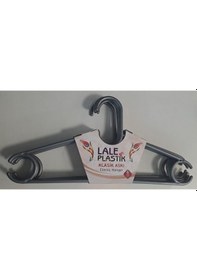 Resim Lale Plastik Elbise Askısı Klasik 6 Lı Karışık Renkli Diğer 