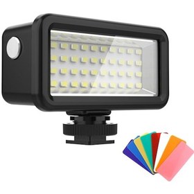 Resim Puluz Pu631b Su Geçirmez Dolgu Işığı Led Dalış Işığı Siyah Siyah 