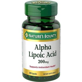 Resim Nature's Bounty Alpha Lipoic Acid 200 mg 30 Kapsül 