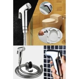 Resim Paoss Taharetmatik Spiralli Taharet El Duşu Debi Ayarlı El Tuvalet Sprey 