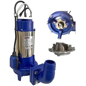 Resim Nortek 2 Hp 220v Öğütücülü Özel Bıçaklı Foseptik Pis Su Pompası 