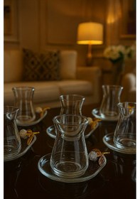 Resim Elta Collection Özel Seri 6'lı Gümüş Çay Seti , Çay Takımı , Hediyelik , Çeyizlik Gümüş 