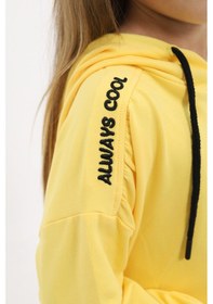 Resim Toontoy Kız Çocuk Nakışlı Sweatshirt Koyu Sarı 
