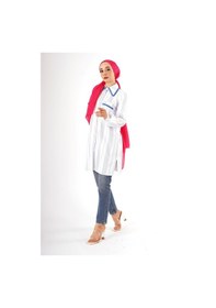 Resim Fatma Sezen Mavi Çizgili Tunik Çok Renkli 