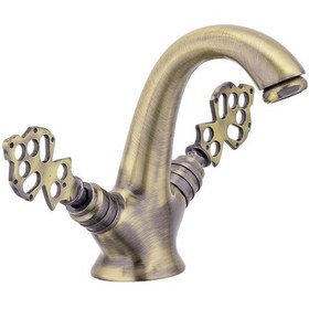 Resim Fkn Klasik Osmanlı Kartal Antik Lavabo Bataryası 