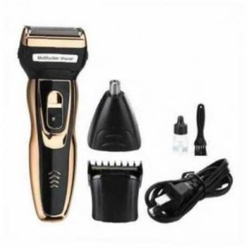 Resim Geemy GM-6209 Profesyonel Üç Başlıklı Saç Sakal Kıl Kesme Makinesi 