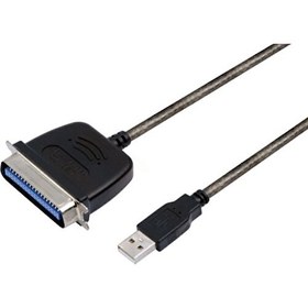 Resim S-LINK Swapp SW-U614 Siyah USB to Parallel (CN36M) Kablo 