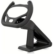 Resim Cordial Siyah Ps5 Kontrol Kolu Direksiyon Tabanı Ve Emme Başlığı İle Ayarlanabilir Oyun Aksesuarı 