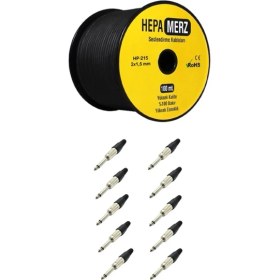 Resim Hepa Merz Connection Paket-15 Hoparlör Kablosu Jack Konnektör Paketi 