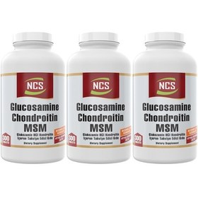 Resim Ncs Glucosamine Chondroitin Msm 3 Adet 300 Tablet 