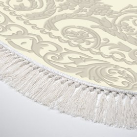 Resim Alanur Home Eko Trend Djt Yıkanabilir Kaymaz Taban Oval 3 Lü Yatak Odası Takımı 747 Klasik Krem 