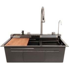 Resim Staxx Power Mıa 304 Paslanmaz Çelik Akıllı Dijital Göstergeli Evye 