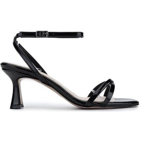 Resim Tamer Tanca Kadın Vegan Siyah Rugan Topuklu Ayakkabı 1131 220 Bn Ayk Y25 Sıyah Rgn Siyah Rugan 