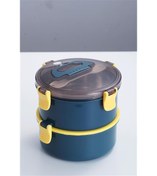 Resim Vagonlife XC-397 1600ml Mavi Çelik Saklama Kabı 
