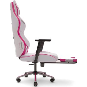 Resim Warrior Aragorn Blanc Deri Oyuncu Koltuğu - Pembe - Ayak Uzatmalı Bilgisayar Sandalyesi 1698B0518 