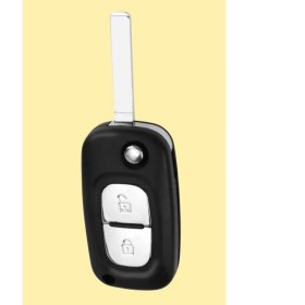 Resim Renault Clio 3 Modus 2 Uyumlu Anahtar Kabı Kumanda Kabı Oto Anahtarlık Boş Kap 