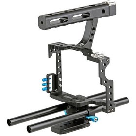 Resim Sony A7- A7Iı- A7R- A7Rıı- A7S- A7Sıı için Ayex C5 Camera Cage 