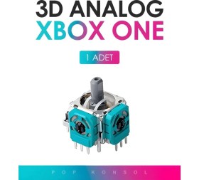 Resim 1 Adet Xbox Series S x One 3D Analog Joystick Motor Kol Tamir Yedek Parça 