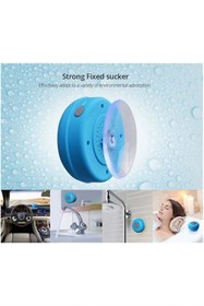 Resim CİYU Mini bluetooth hoparlör su geçirmez banyo duş hoparlörü 