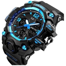 Resim Yingfu Skmeı 1155b Kadınlar Açık Hava Sporları Gece Parlak Su Geçirmez Büyük Kadran Bilek Saati Mavi Çok Renkli Çok Renkli 