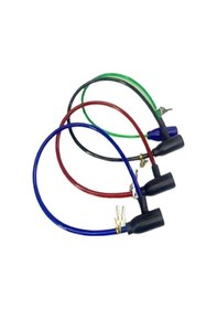 Resim Mucit Home Bisiklet Halat Zincir Kilidi Çelik Kilit Çap 10 Mm Ø Önle Güvenlik 1 Adet Çok Renkli 