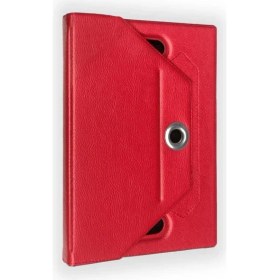 Resim General Mobil E-Tab4 Universal Dönerli Standlı Tablet Kılıfı Kırmızı 