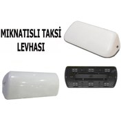 Resim CARSESUAR Taksi Levhası Işıklı Mıknatıslı Yazısız Beyaz 